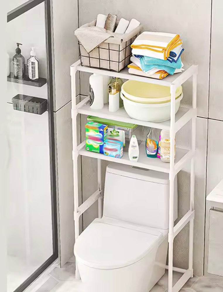Over-The-Toilet Storage Rack – 3 Tier Bathroom Space Saver Shelf